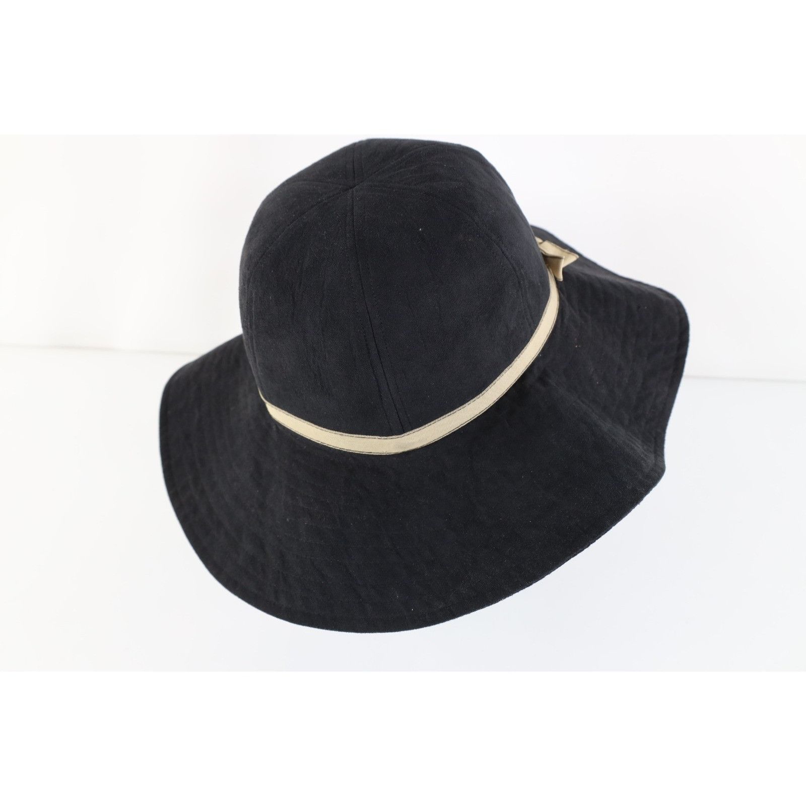 Vintage Vintage 90s Wide Brimmed Bow Tie Ribbon Church Derby Hat Size ONE SIZE - 6 Thumbnail