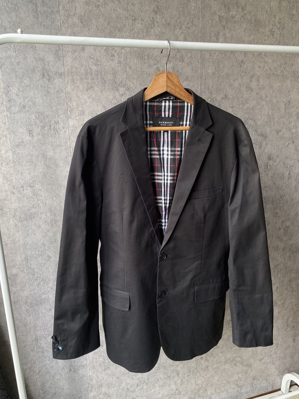Burberry Burberry Black Label Nova Check Lining Blazer Size US L / EU 52-54 / 3 - 2 Thumbnail