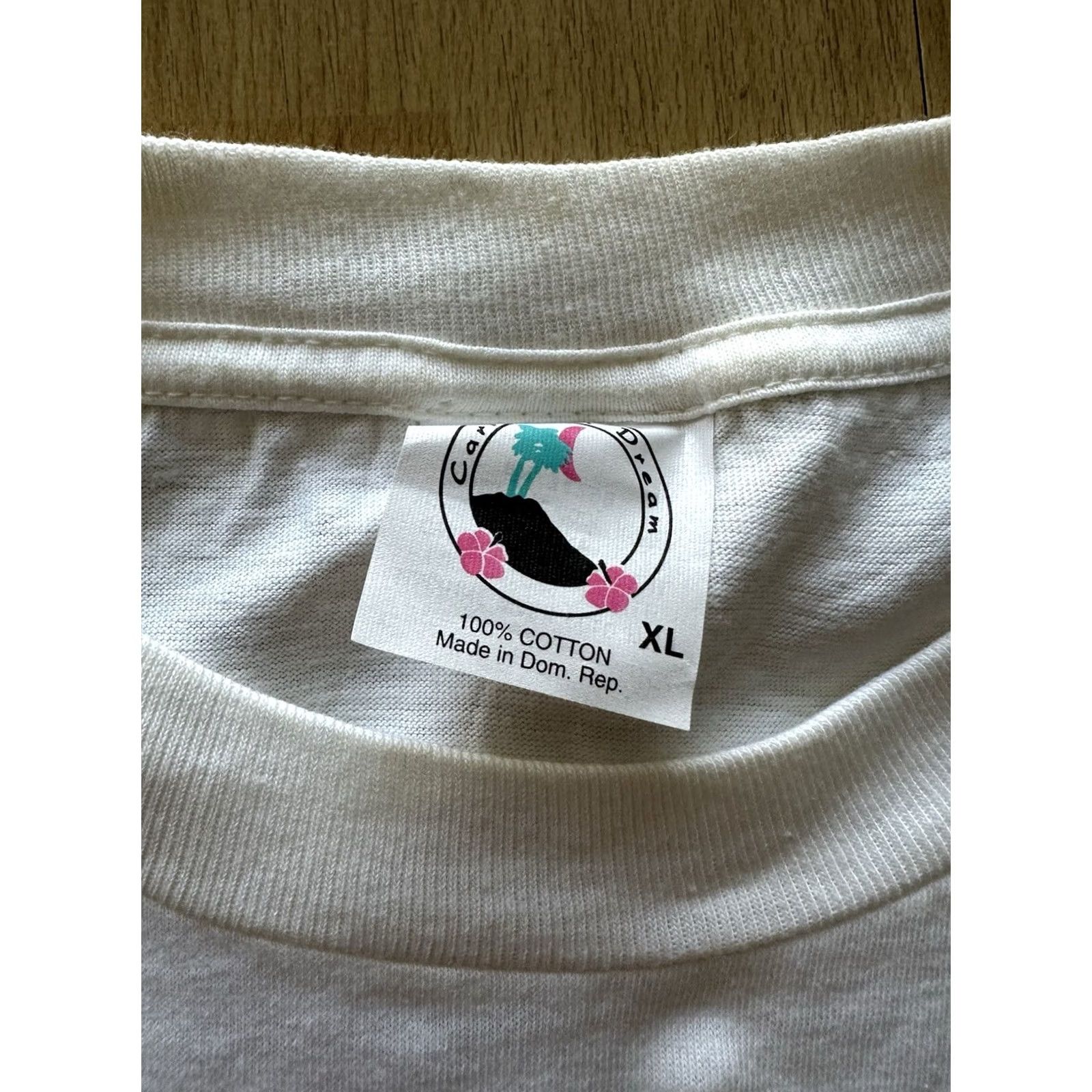Vintage VINTAGE Carribean Dream T-Shirt Mens XL White 80s Single Stitch Ocean Protect The Ocean NWOT Size US XL / EU 56 / 4 - 5 Thumbnail