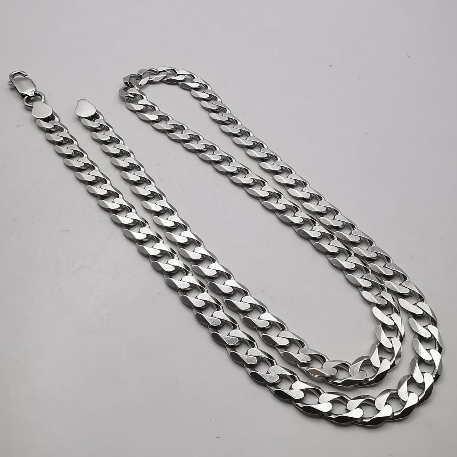 Sterling Silver Vintage Jewelry Chain, 925 Sterling Silver, Signed 29.08g Size ONE SIZE - 1 Thumbnail