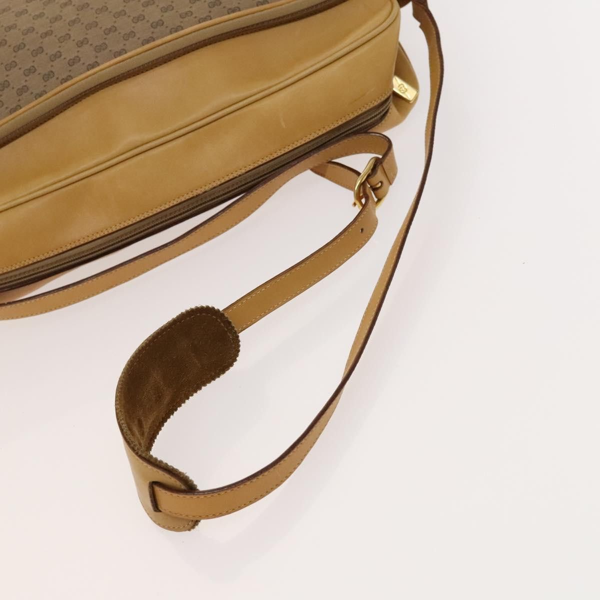 Gucci GUCCI Micro GG Supreme Shoulder Bag Pvc Beige Gold 02 37 02 Size ONE SIZE - 7 Thumbnail