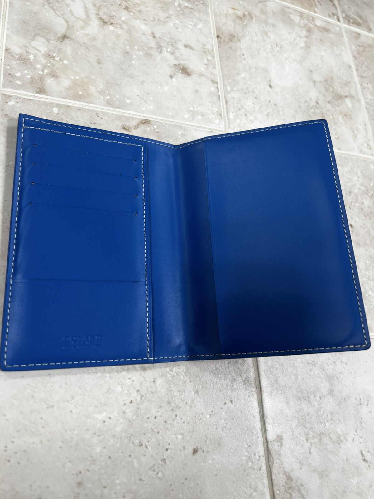 Goyard Goyard Grenelle Passport Cover Sky Blue Size ONE SIZE - 21 Thumbnail