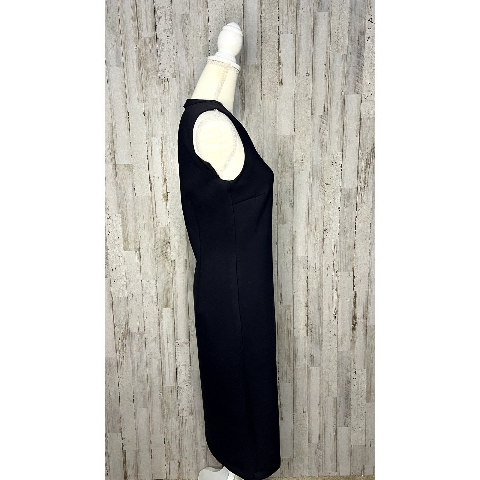 J.McLaughlin NWT J.McLaughlin Women's Small Barry Dress Black Sheath Size S / US 4 / IT 40 - 3 Thumbnail