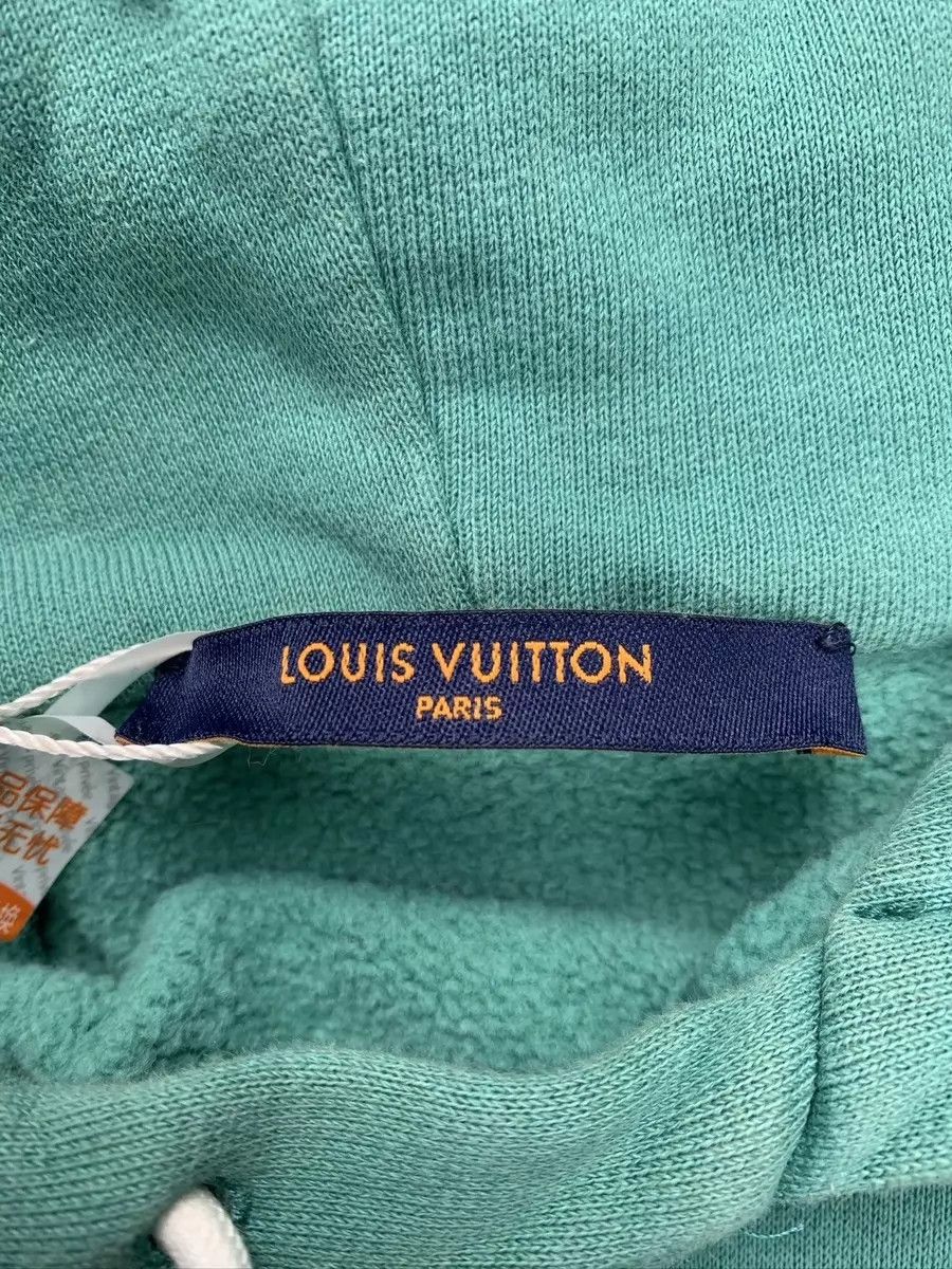 Louis Vuitton LV Lake Green Embroidered Logo Hoodie S Size US S / EU 44-46 / 1 - 8 Thumbnail