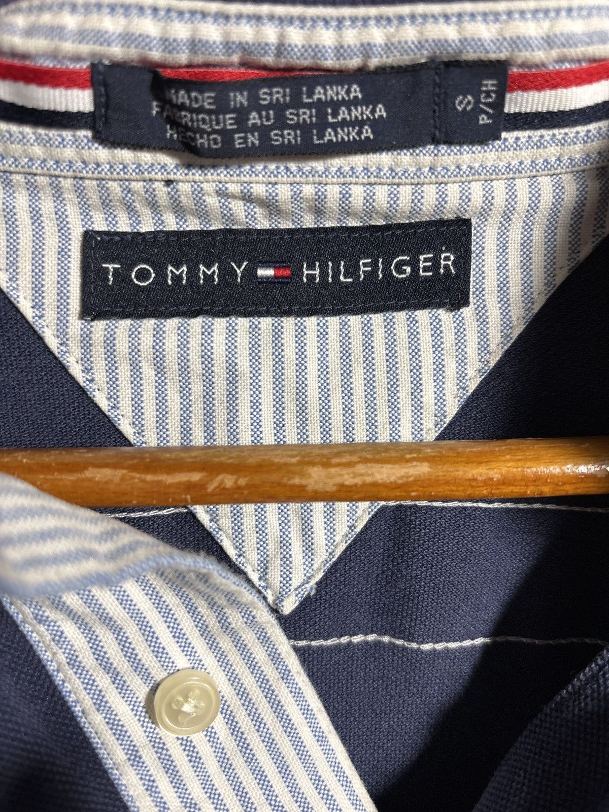 Tommy Hilfiger Y2K Blue Golfer polo shirt vintage prep style(small) Size US S / EU 44-46 / 1 - 5 Thumbnail