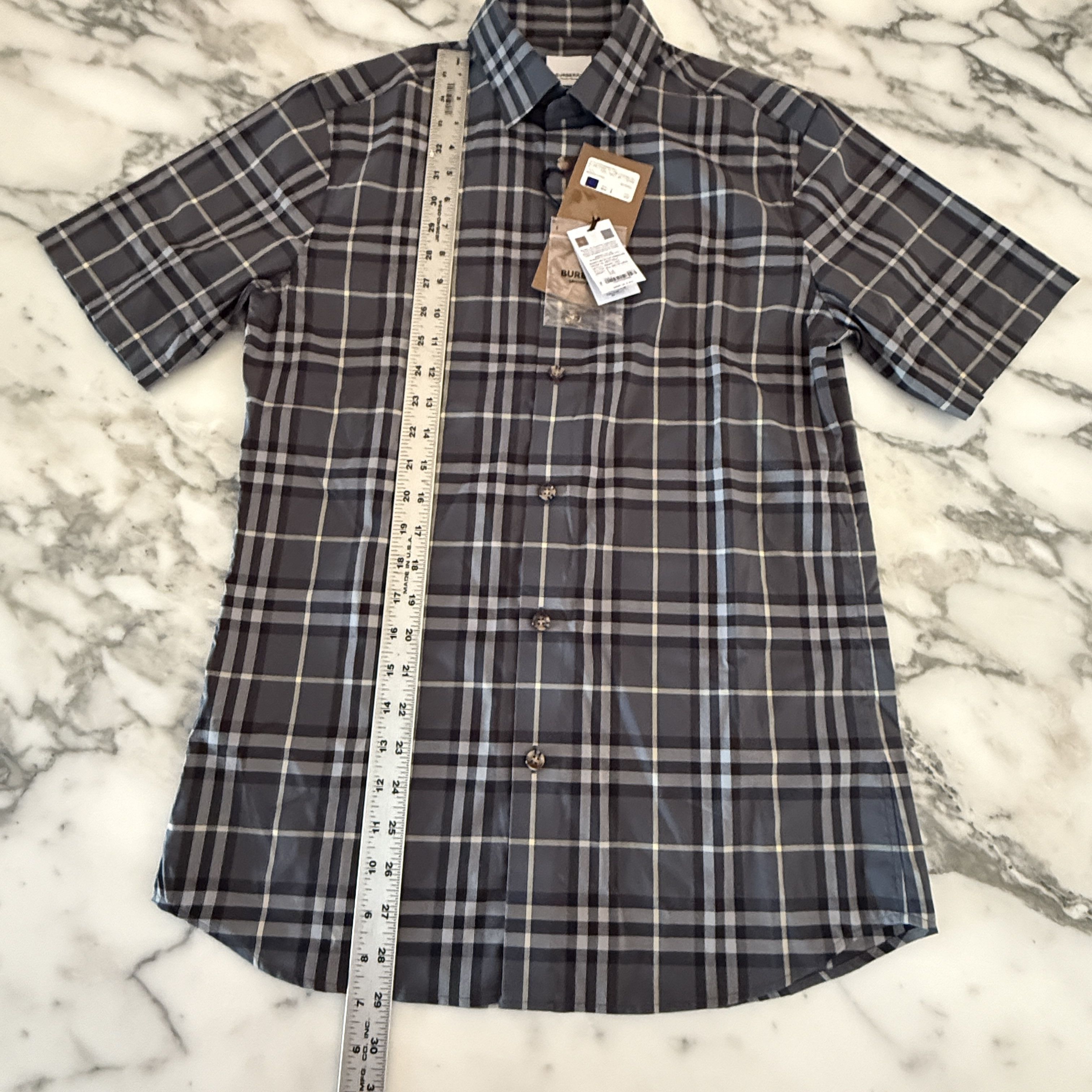 Burberry Burberry SHEFFORD Check Short Sleeve Shirt 8084691, small Size US S / EU 44-46 / 1 - 8 Thumbnail