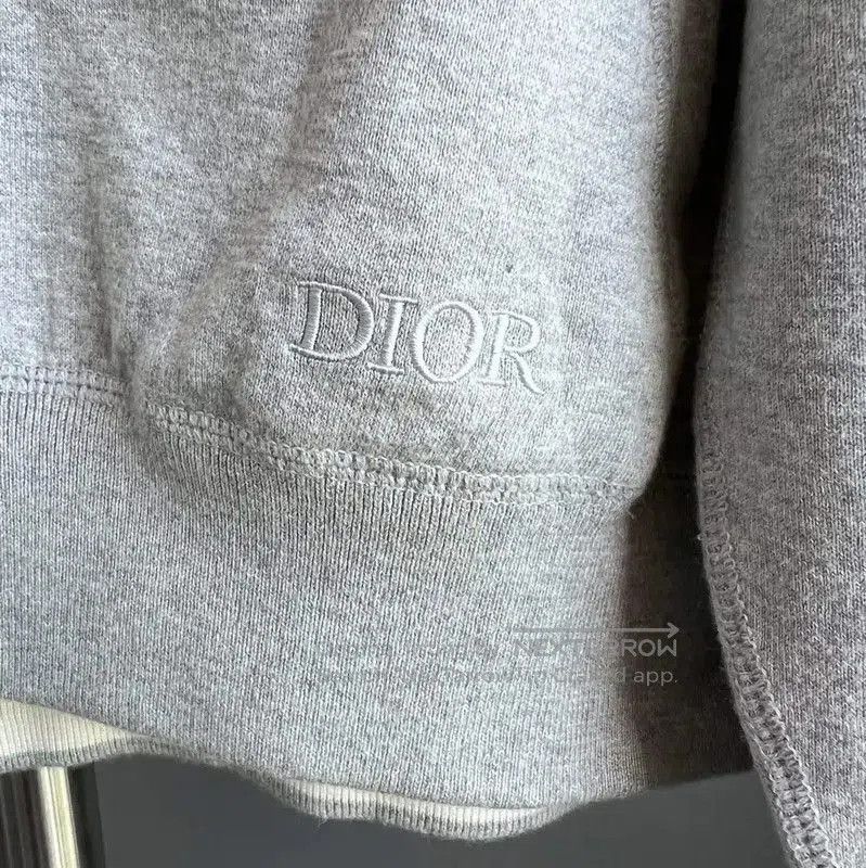 Dior Dior Gray Cotton Men's Hoodie . Size US L / EU 52-54 / 3 - 7 Thumbnail
