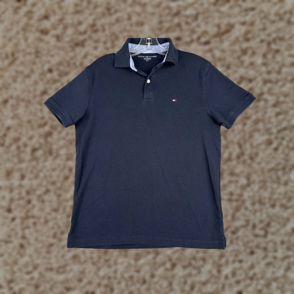 Tommy Hilfiger Tommy Hilfiger Polo Shirt Men Small Blue Slim Fit Casual 90s Size US S / EU 44-46 / 1 - 1 Thumbnail