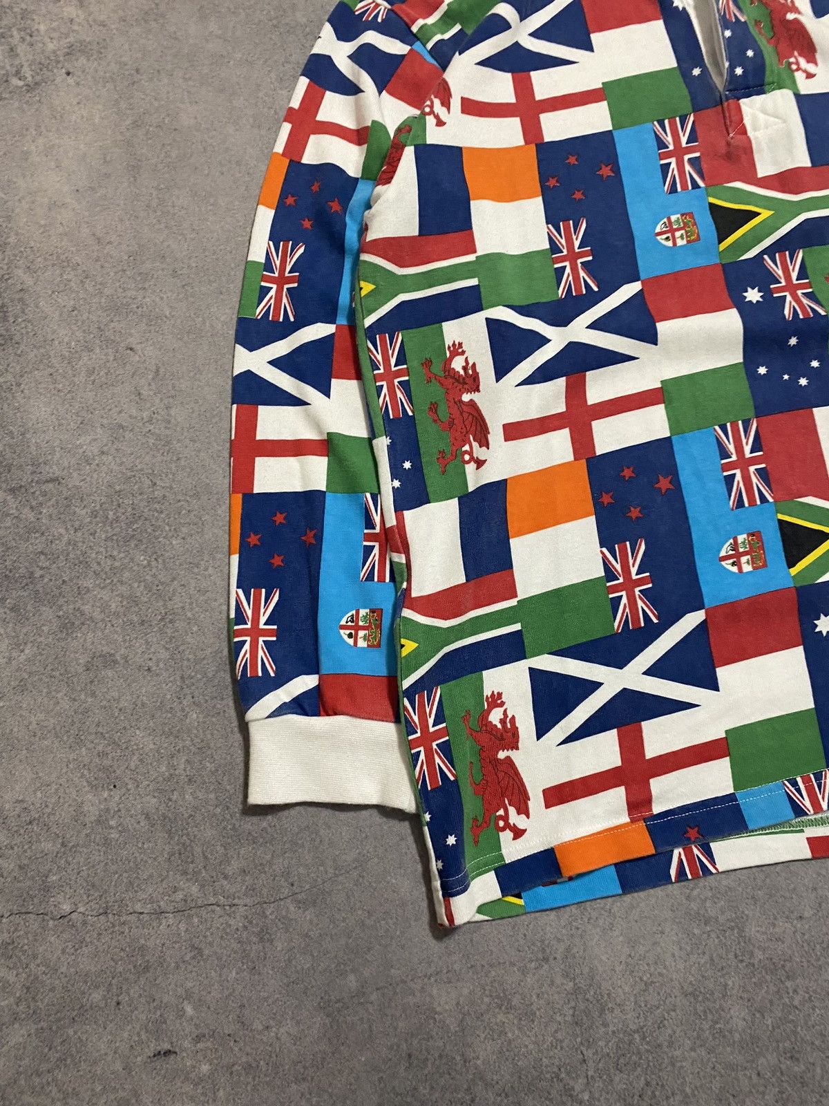 Cotton Traders × Vintage Vintage Cotton Traders Rugby Nations Long Sleeve Size US L / EU 52-54 / 3 - 2 Thumbnail