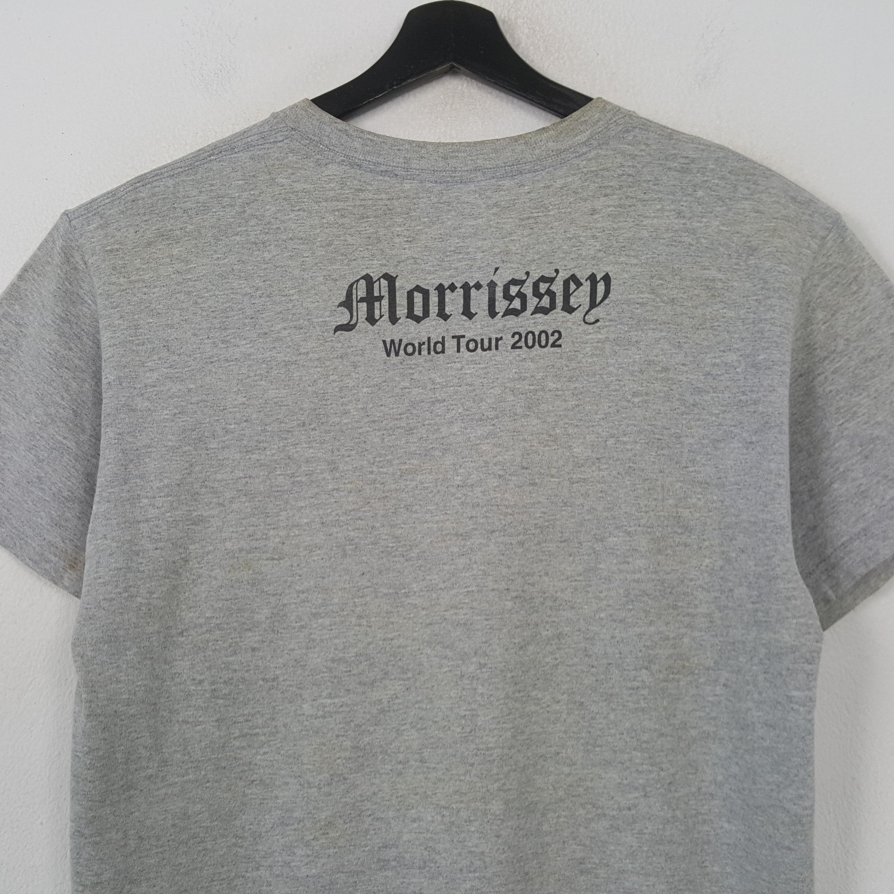 Band Tees Morrissey Yummy 2002 World Tour Tshirt RR6 Size US M / EU 48-50 / 2 - 4 Thumbnail