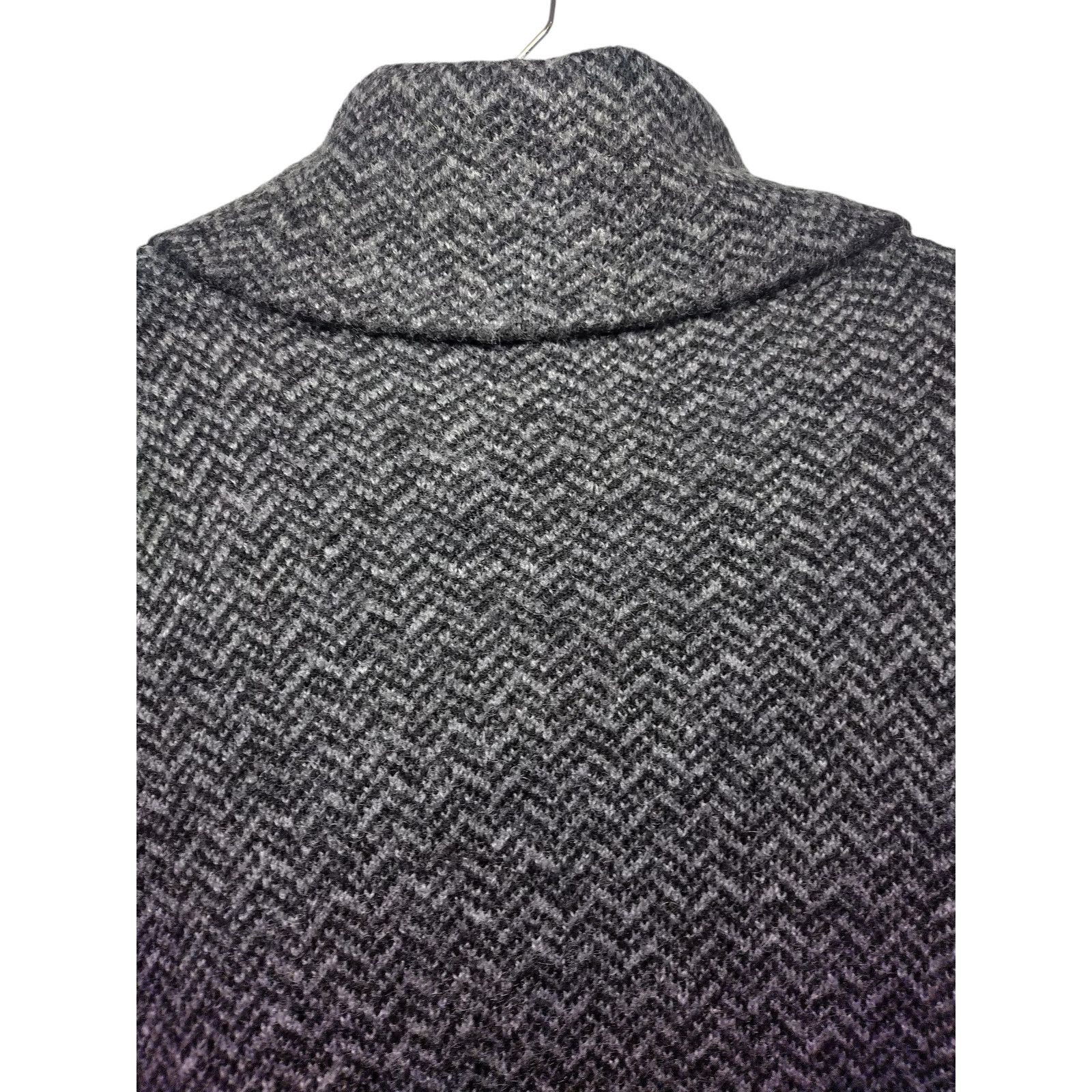Jones New York Jones New York Coat Wool Blend Chevron Shawl Black SZ XL Size XL / US 12-14 / IT 48-50 - 14 Thumbnail