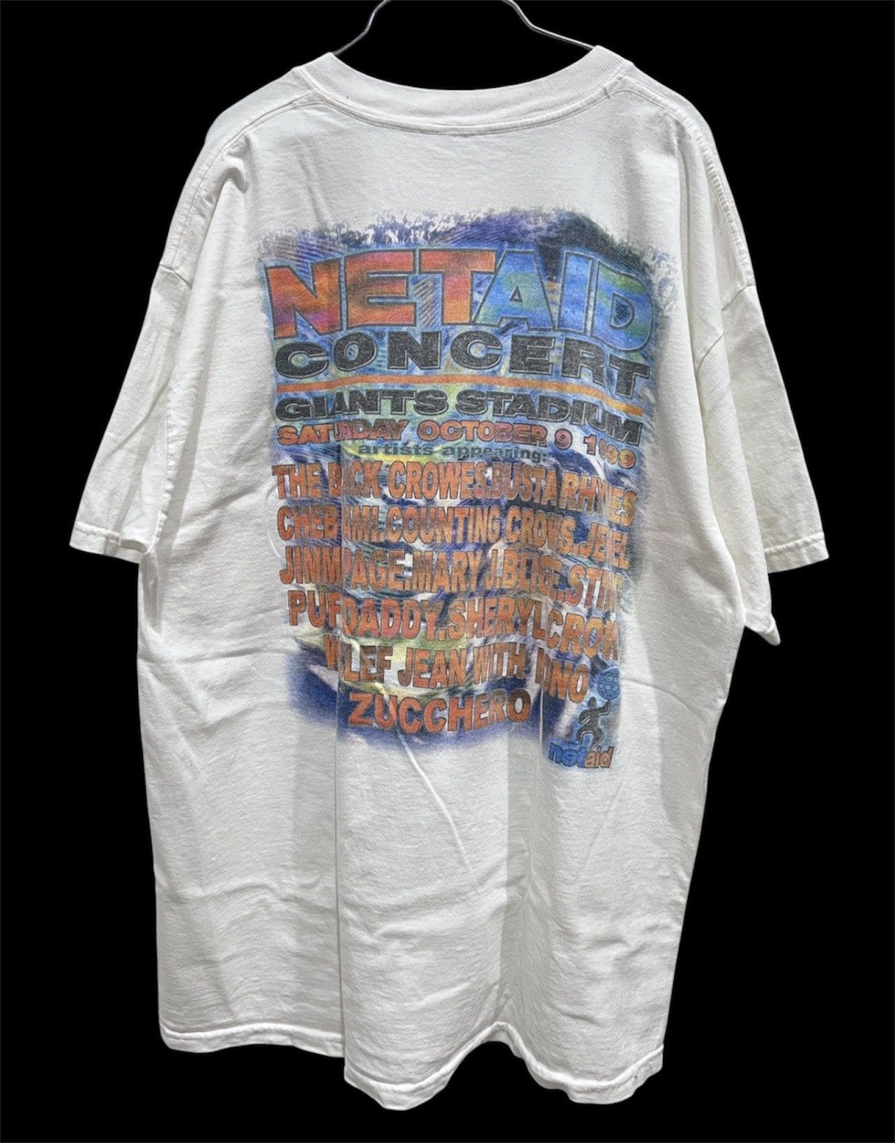 Rap Tees Vintage 90s NetAid Busta Rhymes Puff Daddy Mary J Blige XL Size US XL / EU 56 / 4 - 3 Thumbnail
