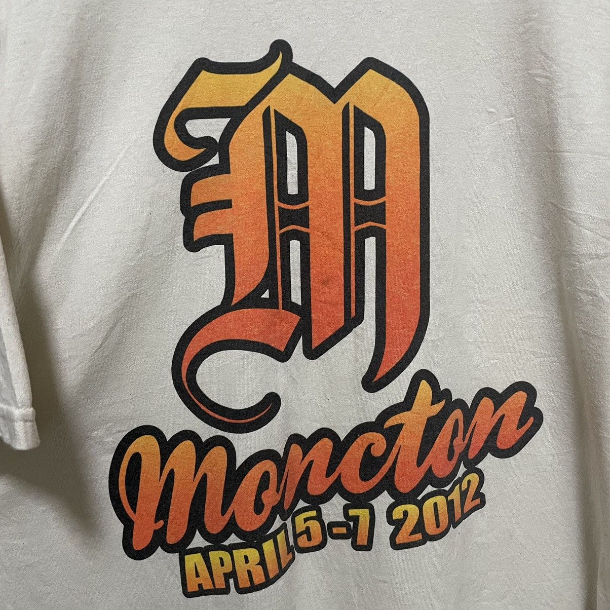 Vintage 2012 38th Annual Moncton Radical Speed Sport Racing Tee Size US XL / EU 56 / 4 - 5 Thumbnail