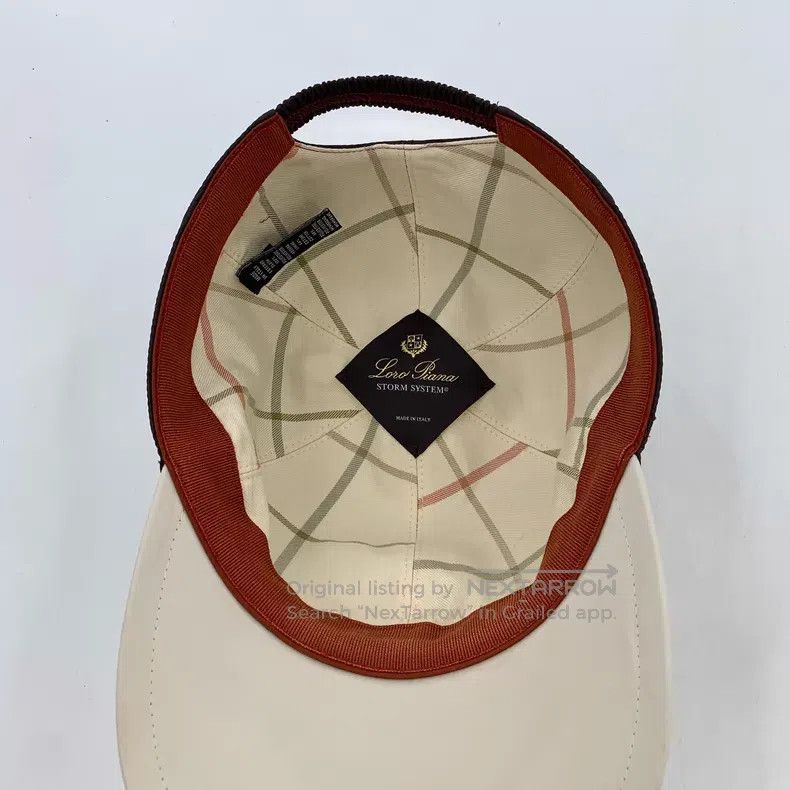 Loro Piana Loro Piana size M Dark Brown Logo Embroidered Cotton Duckbi Size ONE SIZE - 6 Thumbnail