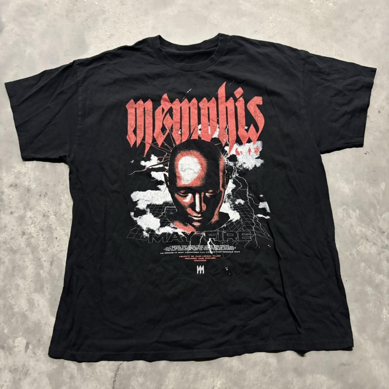 Japanese Brand × Vintage Crazy Vintage Y2K/2000s Grunge Streetwear Skater Graphic Tee! Size US XL / EU 56 / 4 - 1 Thumbnail
