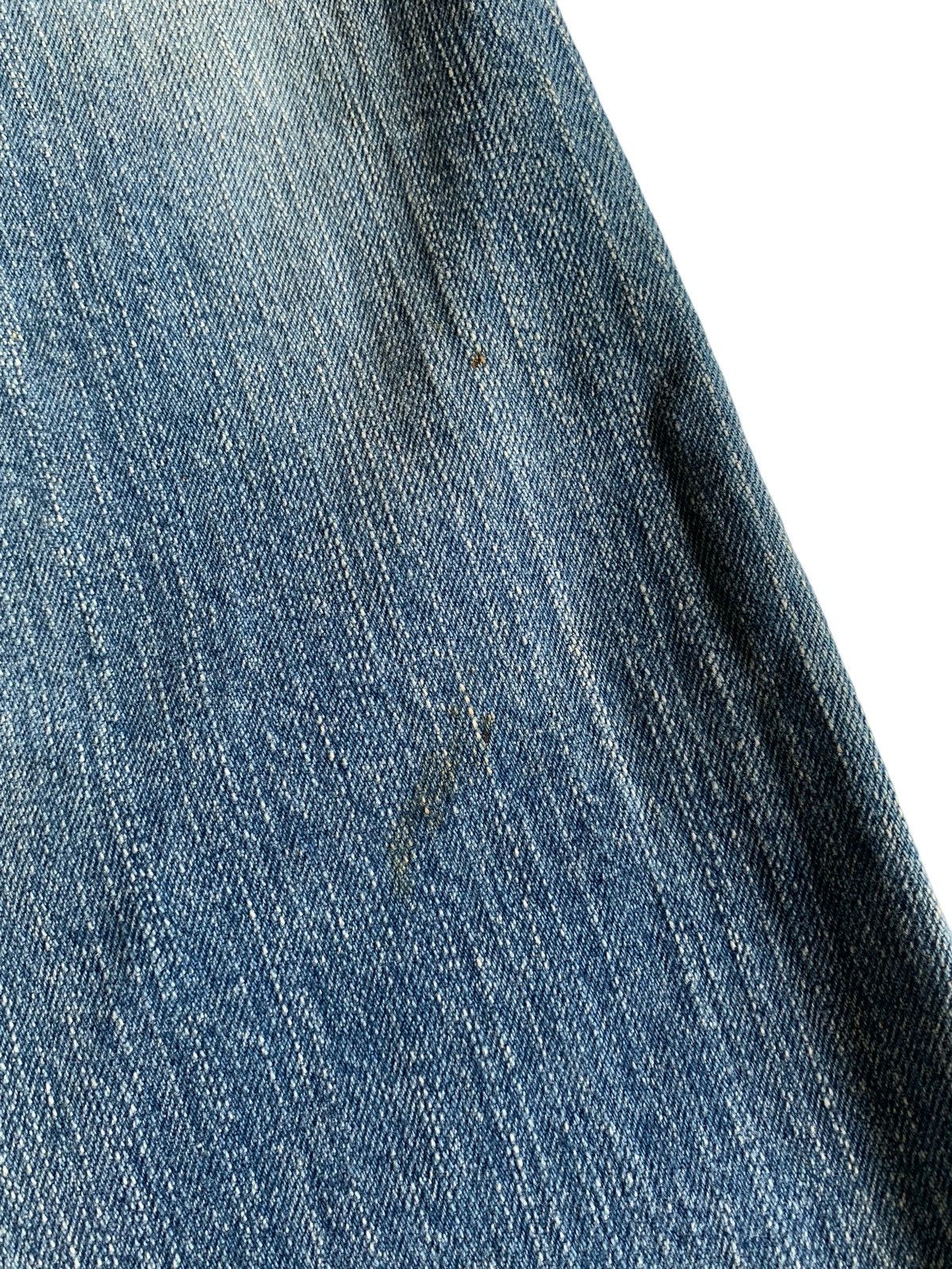 Edwin 505ZX Redline Selvedge distressed denim