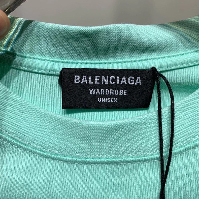 Balenciaga Balenciaga Mint Green Short Sleeve Size US XS / EU 42 / 0 - 2 Thumbnail