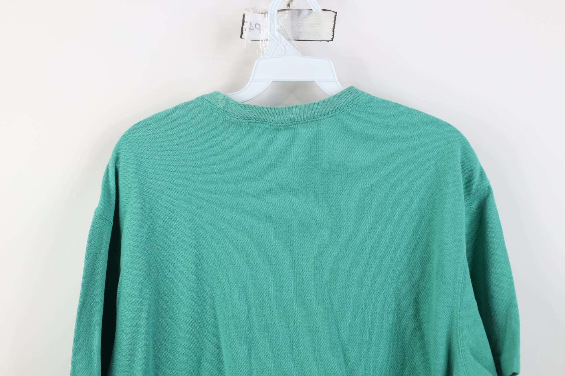 Vintage Vintage 90s Streetwear Pique Cotton Knit Pocket T-Shirt Size US M / EU 48-50 / 2 - 12 Thumbnail