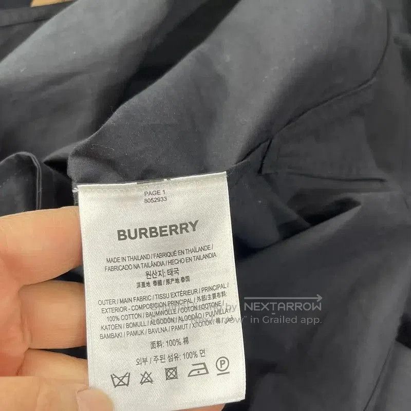 Burberry Burberry Black Cotton Long Sleeve Dress XS. Size XS / US 0-2 / IT 36-38 - 7 Thumbnail