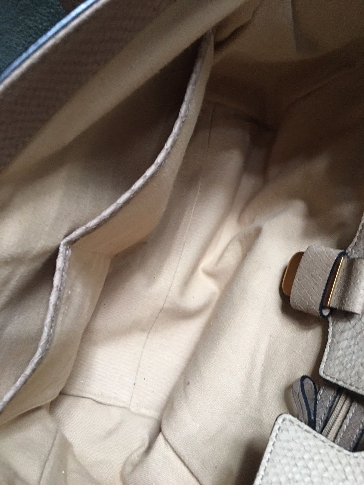 Other COCCINELLE Beige Leather Snake Design Handbag Shoulder Bag Size ONE SIZE - 11 Thumbnail
