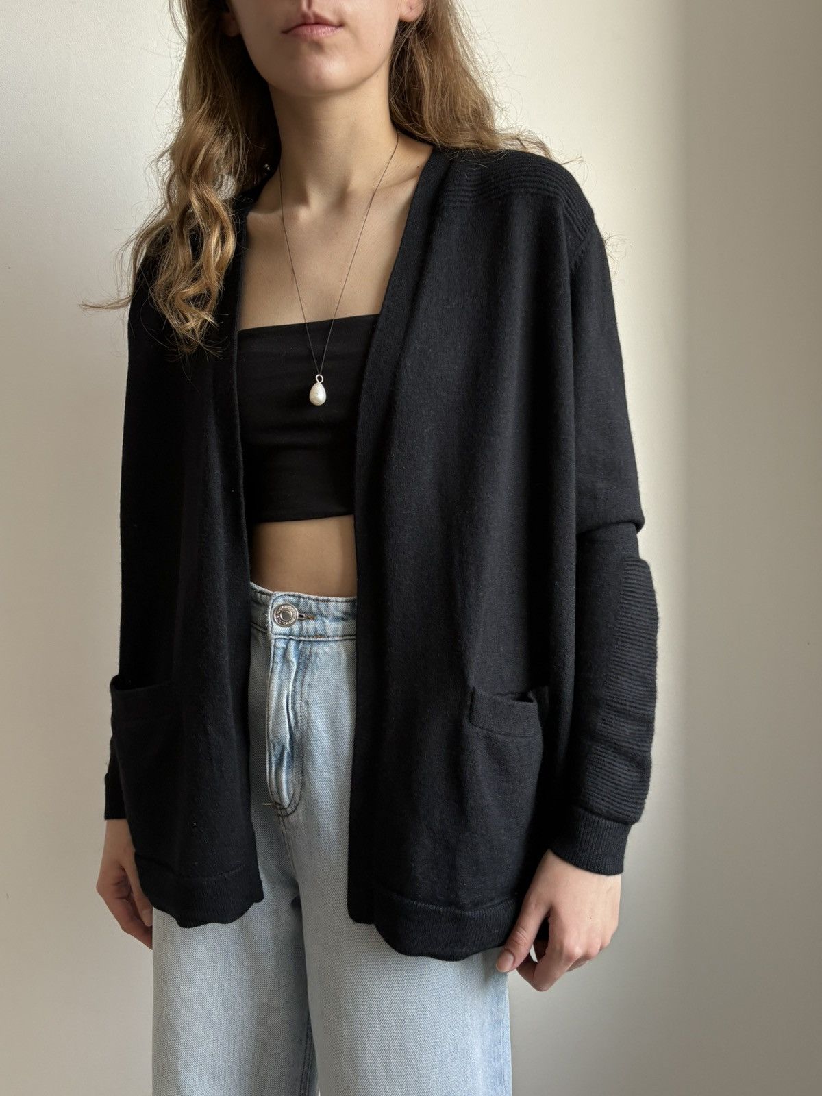 Sandro SANDRO PARIS WOMEN MERINO WOOL CARDIGAN AVANT GARDE SIZE 3 L Size L / US 10 / IT 46 - 15 Thumbnail