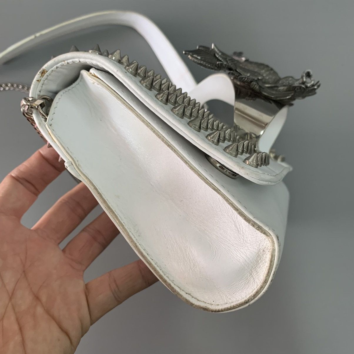Philipp Plein 💥🔥HOT SALE🔥💥Authentic Philipp Plein Leather Slingbag Clutch Size ONE SIZE - 11 Thumbnail