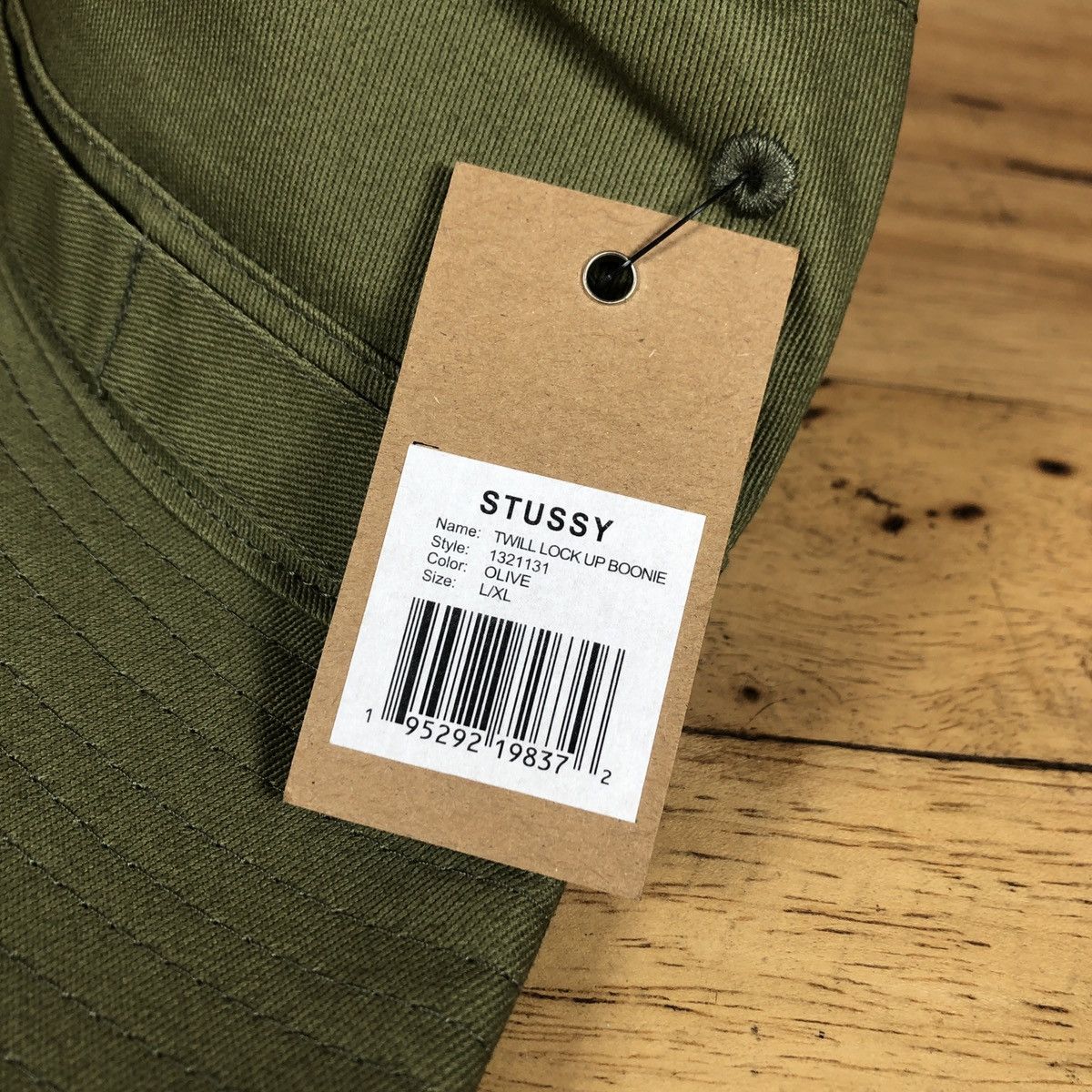 Stussy × Vintage Stussy Twill Lock Up Bucket Size ONE SIZE - 4 Thumbnail