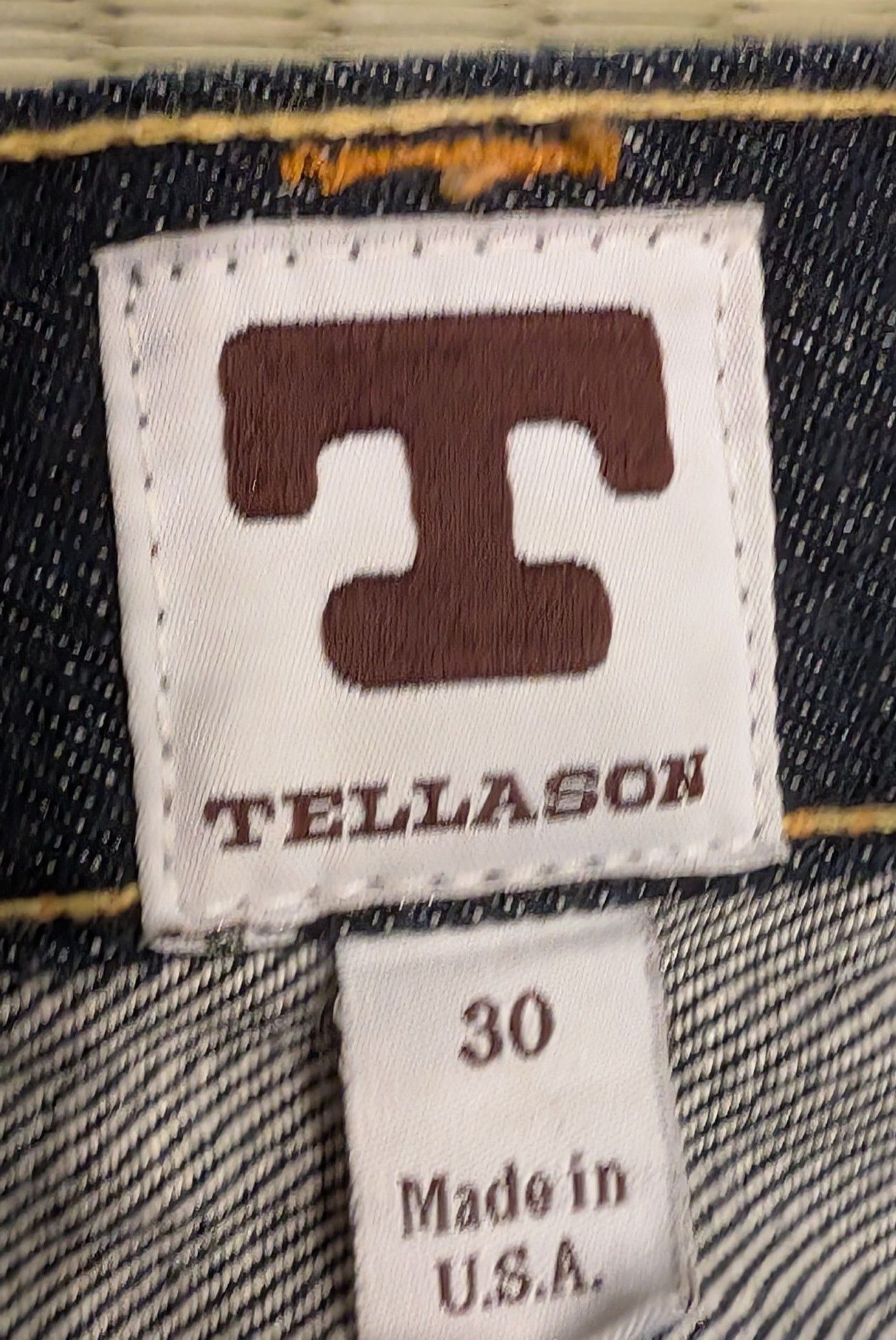 Tellason Tellason Sim Tapered Selvedge Denim Jeans Made in USA Size US 30 / EU 46 - 3 Thumbnail
