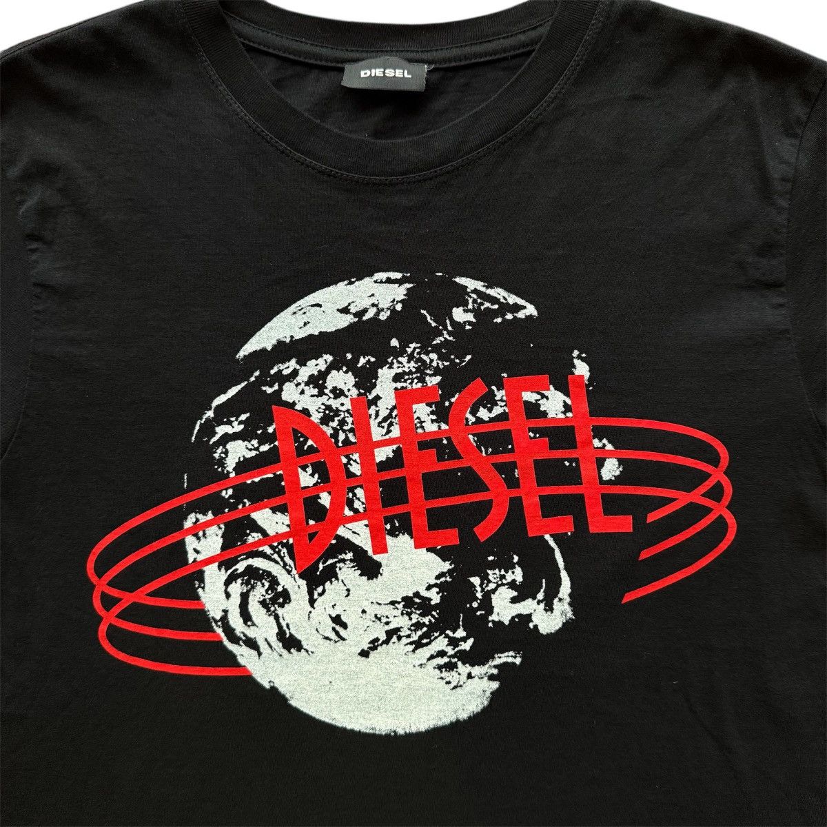 Diesel Diesel Planet Graphic Black T Shirt Size US S / EU 44-46 / 1 - 3 Thumbnail