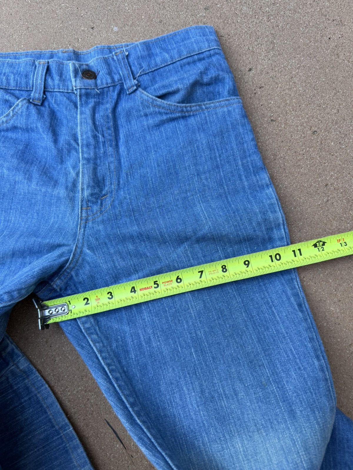 Levi's Vtg 70’s Levi’s 646 Orange Tab Bellbottom Flare Jeans 28x29 Size US 28 / EU 44 - 13 Thumbnail