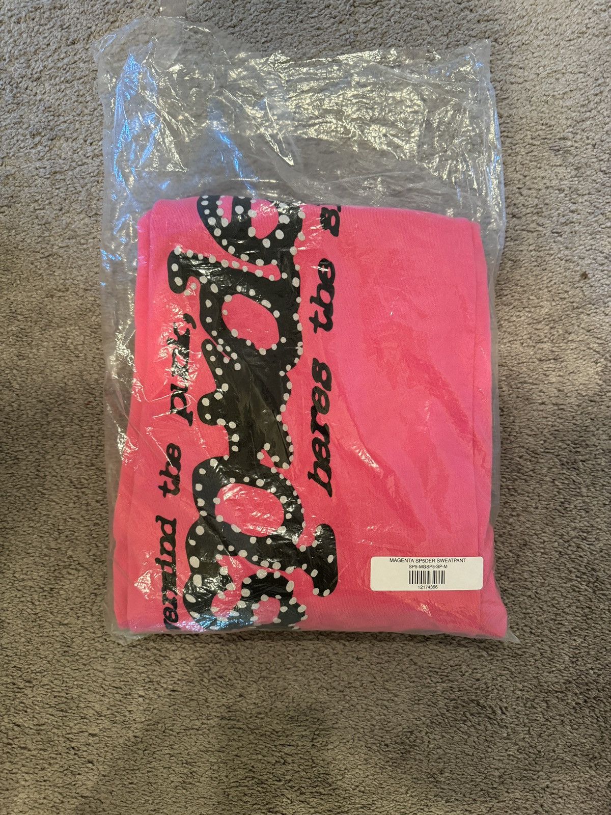 Sp5der Spider P*nk V2 Sweatpants Pink Size US 32 / EU 48 - 7 Thumbnail