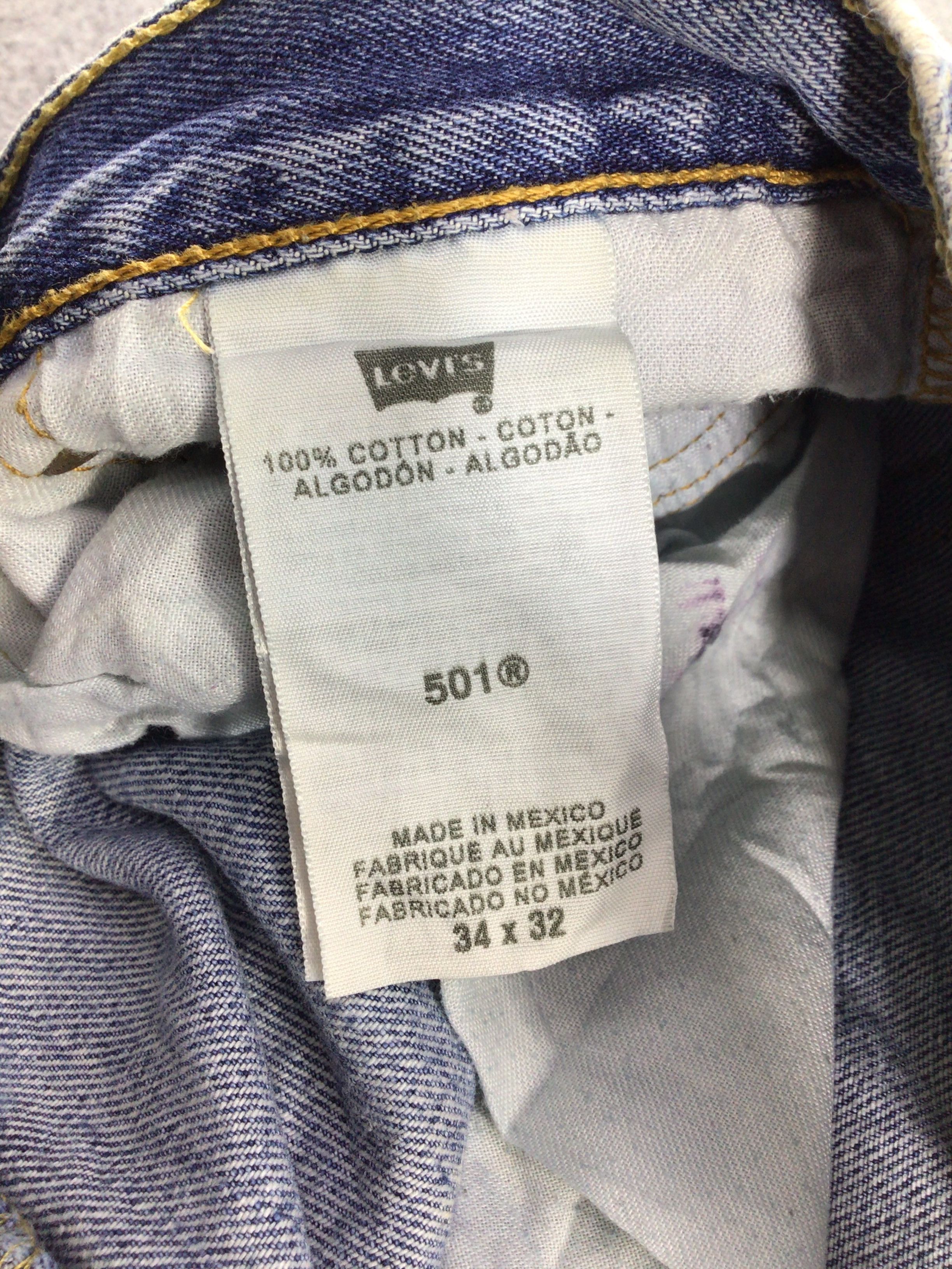 Levi's Vintage Levis 501 Jeans-J368 Size US 35 - 12 Thumbnail