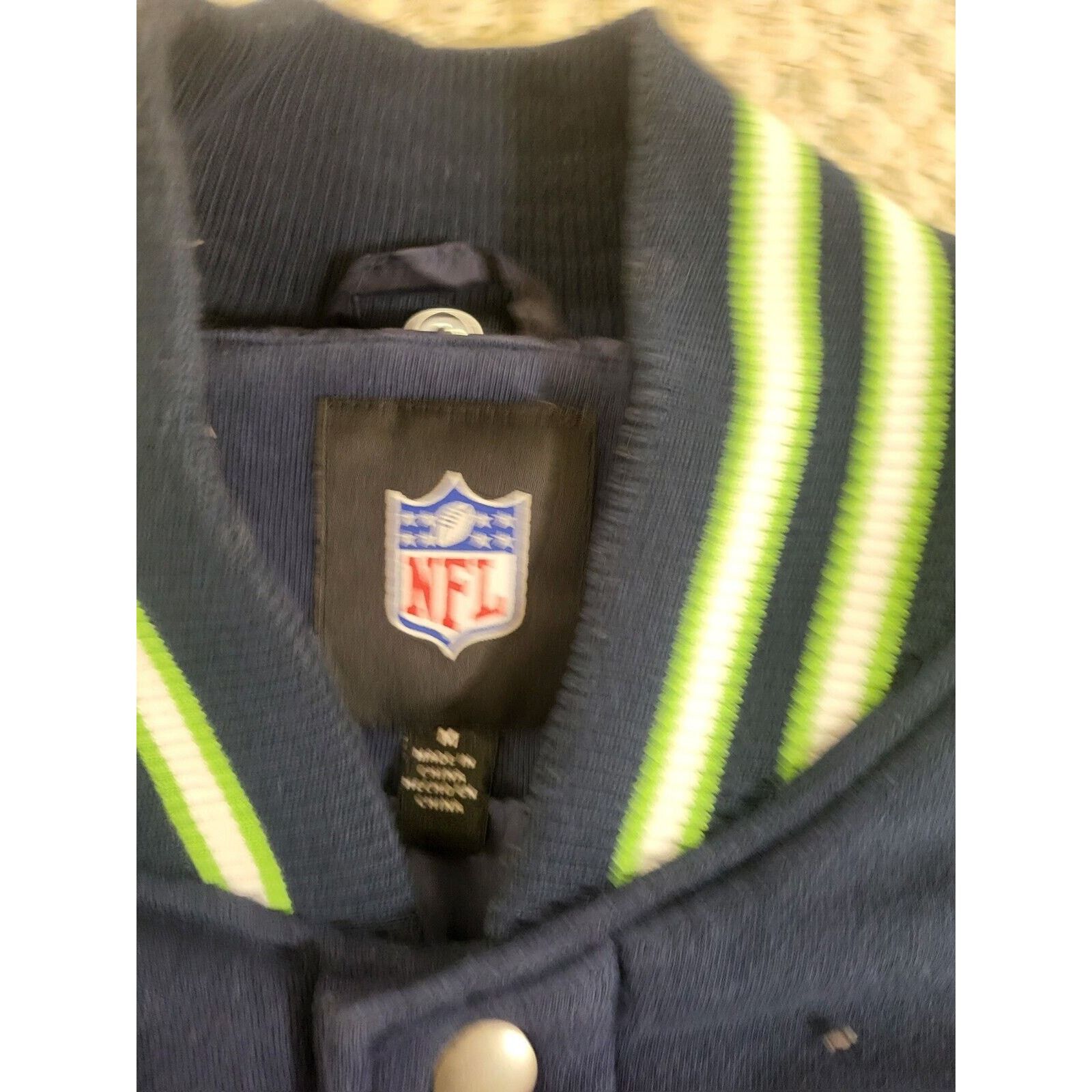 NFL Seattle Seahawks varsity style jacket NFL Superbowl Size US M / EU 48-50 / 2 - 4 Thumbnail