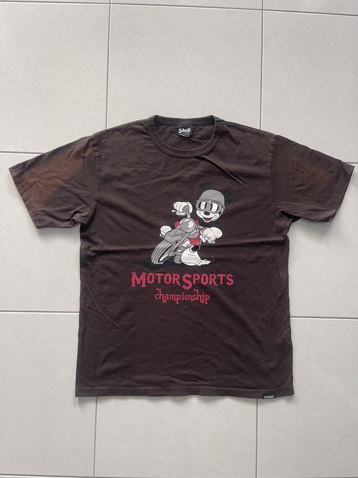 Schott × Vintage 🔥HOT🇺🇸🔥VINTAGE SCHOTT N.Y.C TEE VERY RARE Size US L / EU 52-54 / 3 - 1 Thumbnail