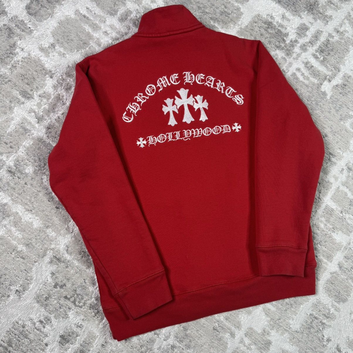Chrome Hearts King taco triple cross embroidered quarter zip pullover Size US M / EU 48-50 / 2 - 1 Thumbnail