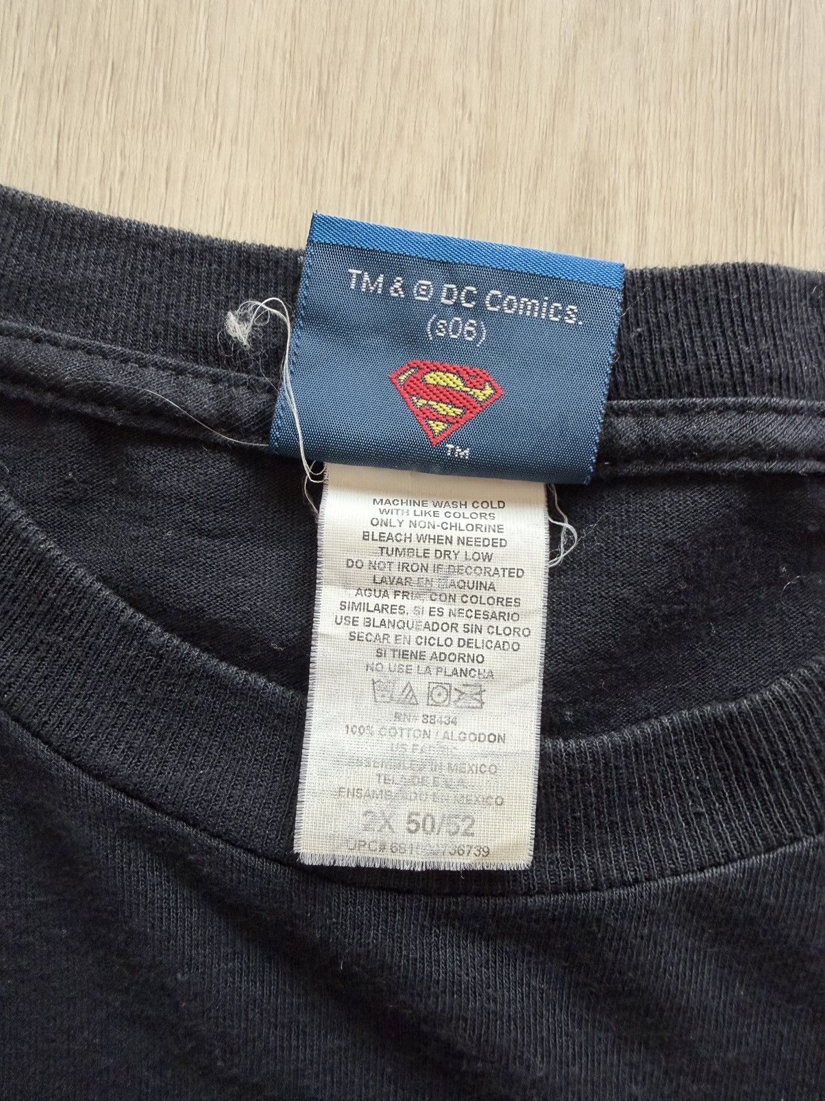 Vintage Vintage Y2K 06 Superman DC Comics Logo Tee Sz 2XL Size US XXL / EU 58 / 5 - 4 Thumbnail
