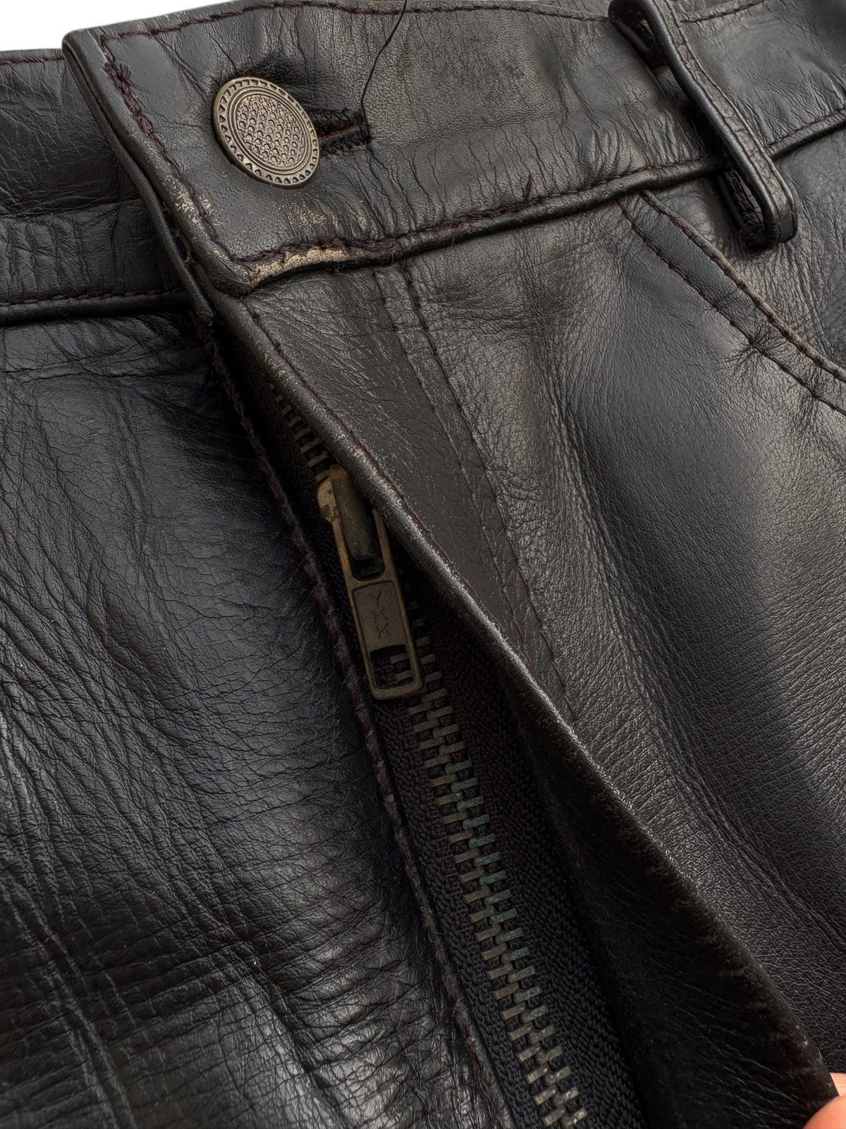 Leather Bikers Leather Motorcycle Pants Size US 32 / EU 48 - 6 Thumbnail