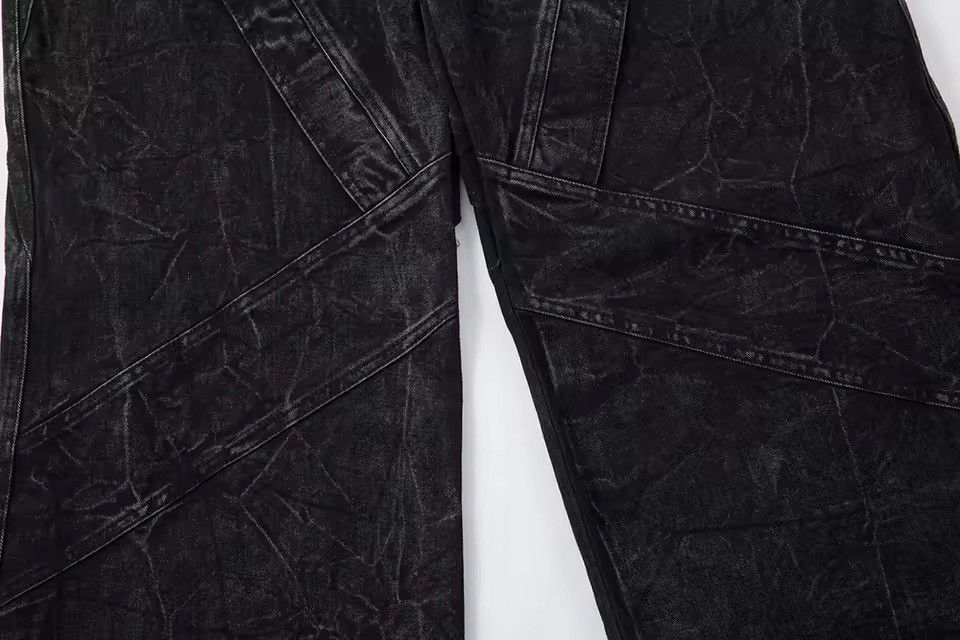 Jean Washed Wide Leg Streetwear High Street Jeans Trousers Size US 31 - 7 Thumbnail