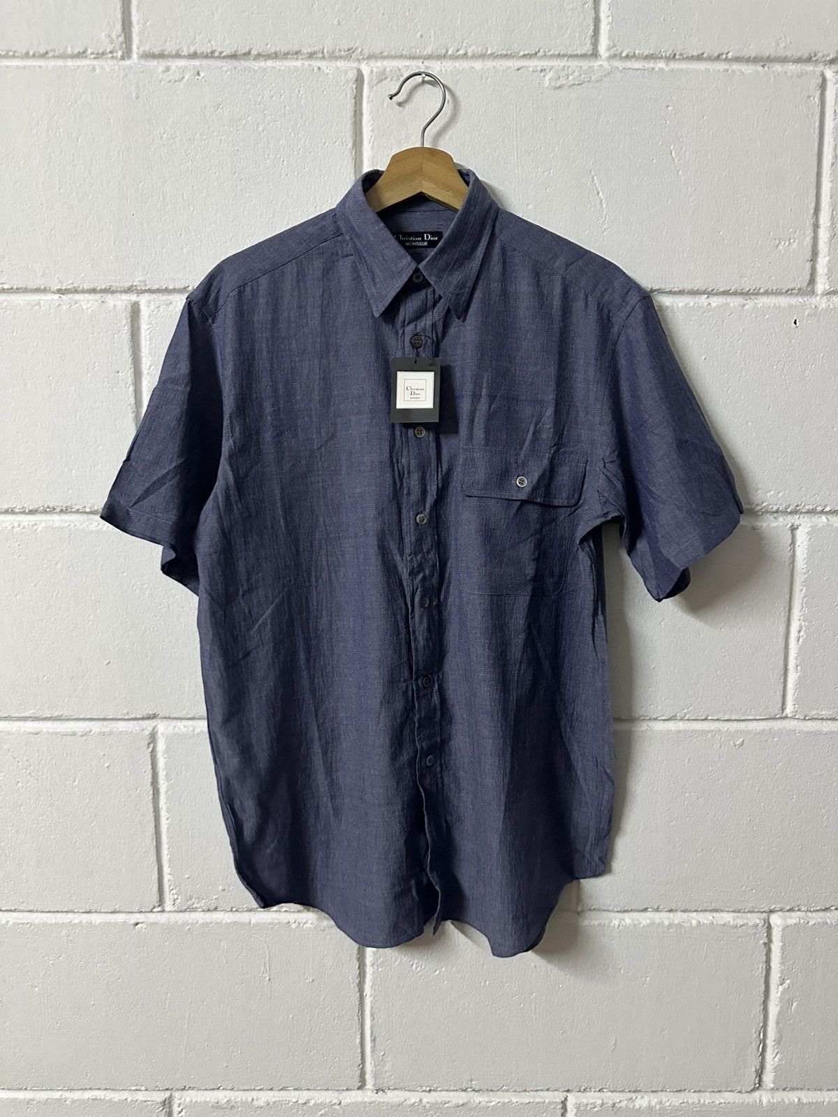 Christian Dior Monsieur × Dior Christian Dior Monsieur Vintage Rayon Shirt New With Tag Size US M / EU 48-50 / 2 - 2 Thumbnail