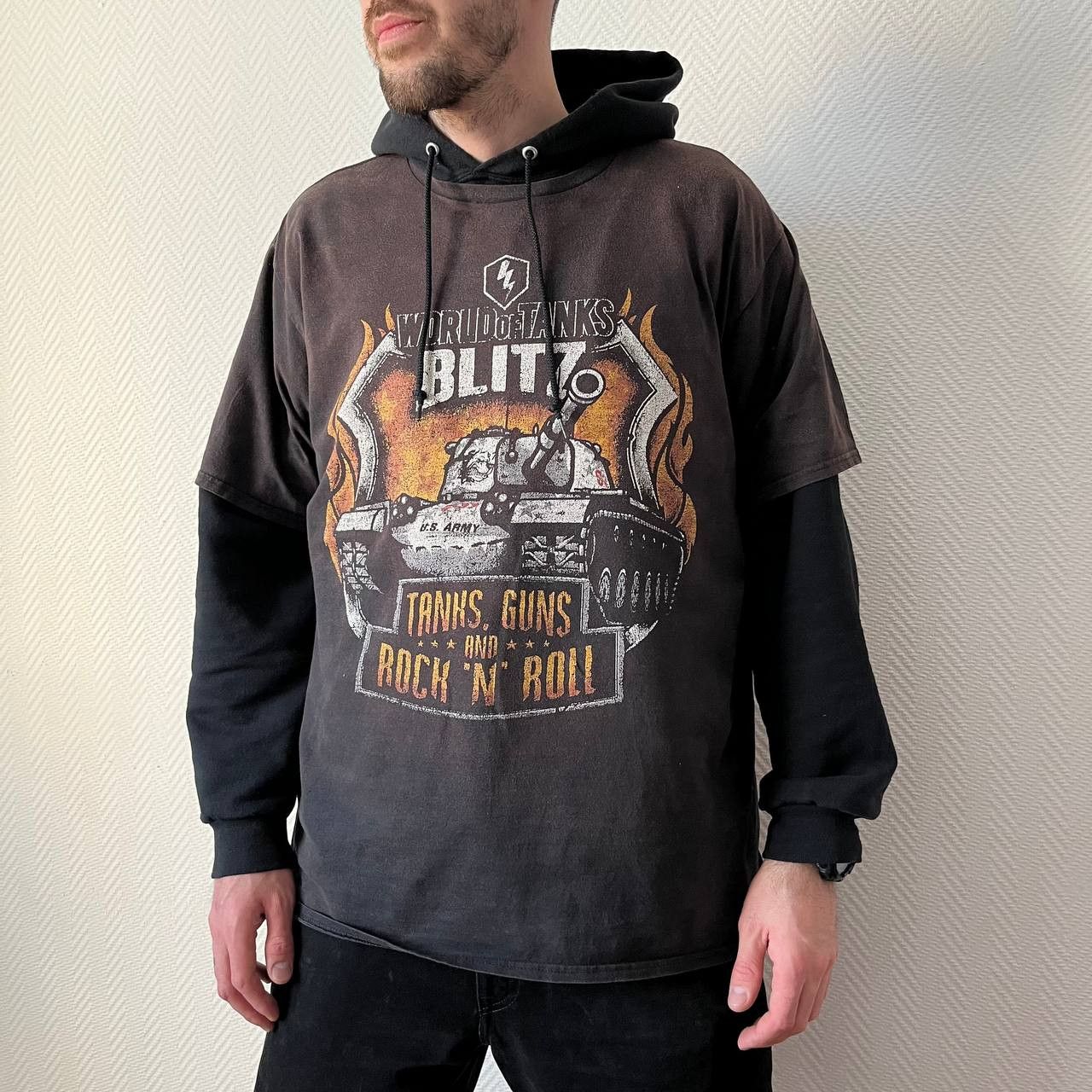 The Game × Vintage Y2K Vintage Style World Of Tanks USA Military T Shirt Size US XXL / EU 58 / 5 - 4 Thumbnail