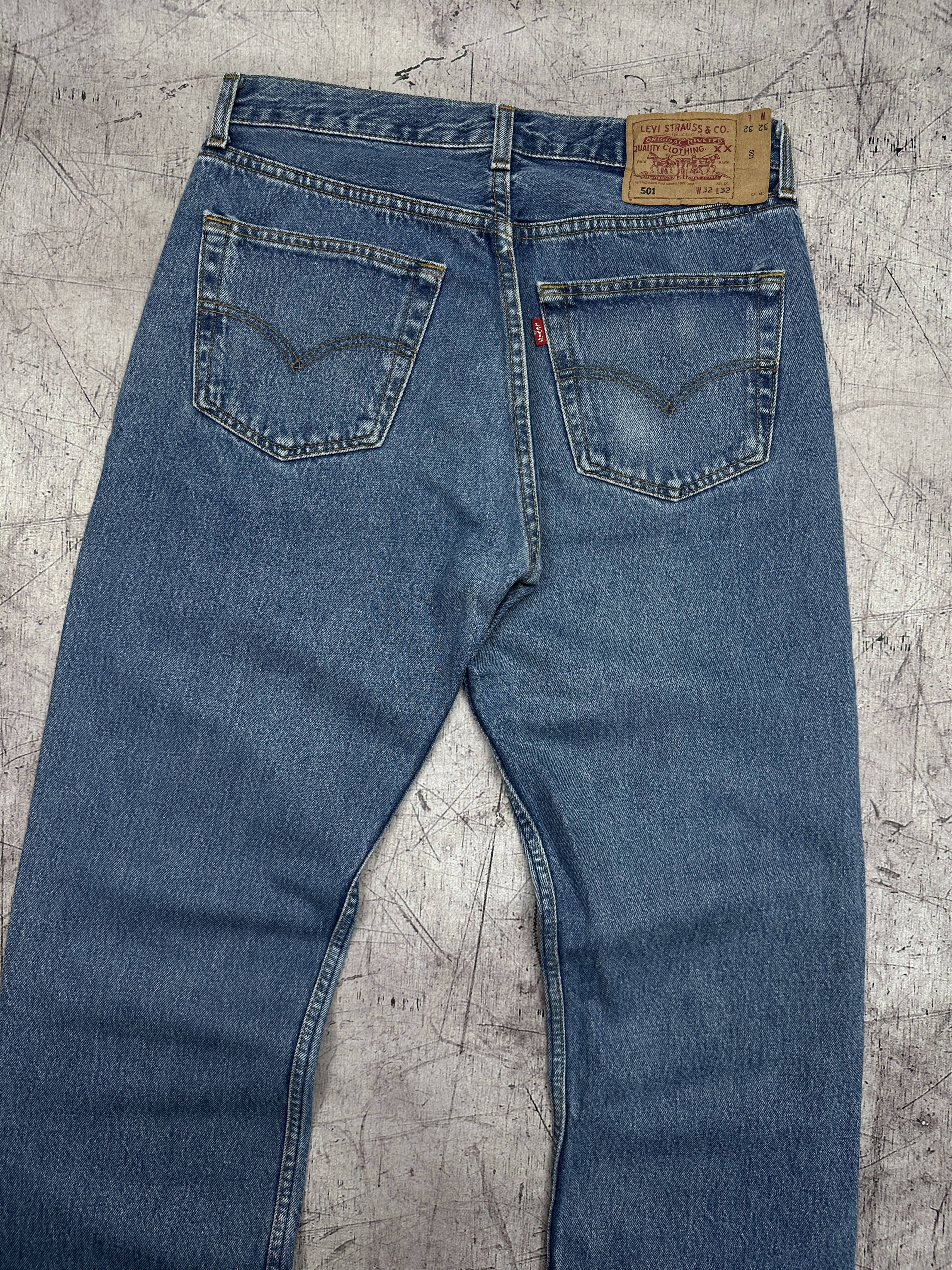 Levi's Levi's 501 Vintage Mens Denim Pants Jeans Size 32 x 32 Size US 32 / EU 48 - 2 Thumbnail