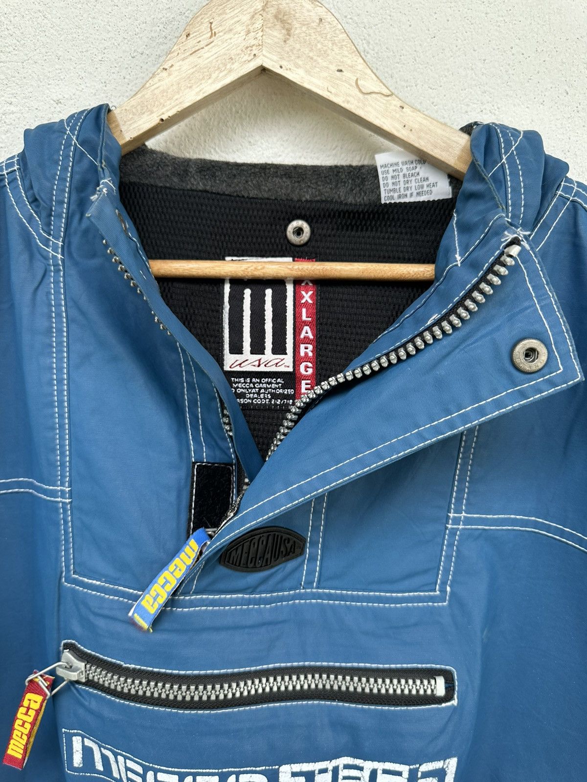 Mecca × Vintage Rare Vintage Mecca Half Zipper Jacket Size US XL / EU 56 / 4 - 6 Thumbnail