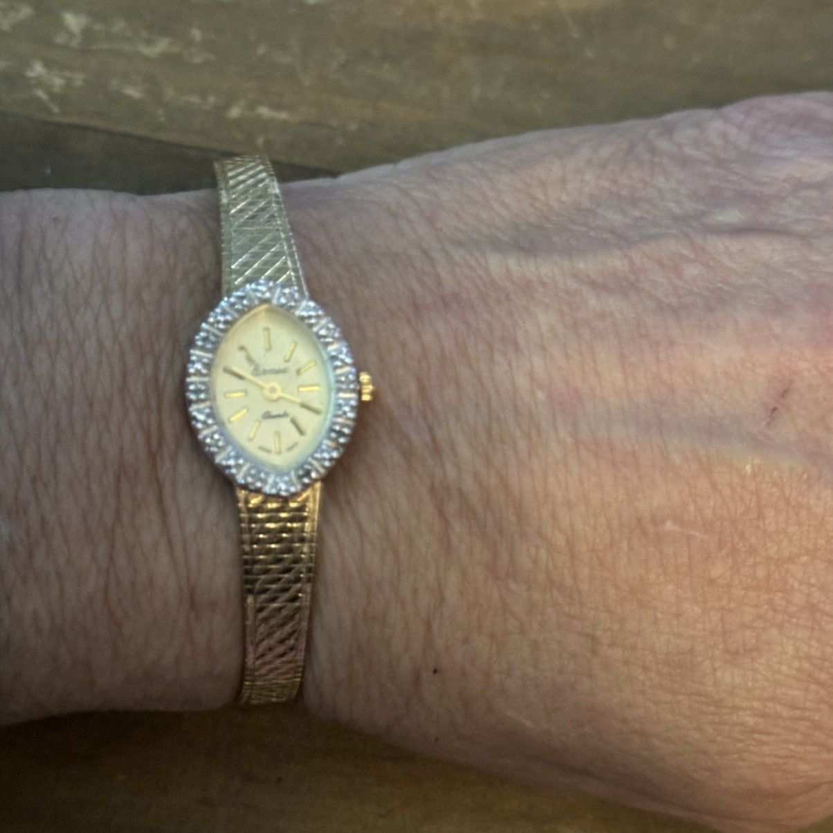Vintage Vintage Ermex gold stainless steel diamond accent watch Size ONE SIZE - 3 Thumbnail