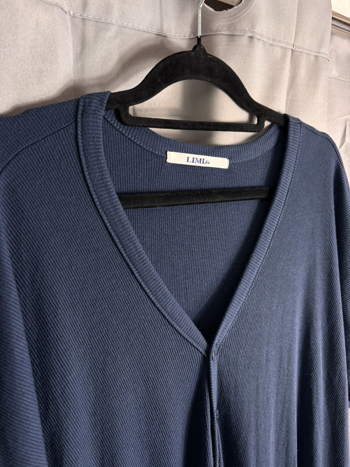 Limi Feu Limi Feu Yohji Yamamoto Asymmetric Long Knit Cardigan. Size S / US 4 / IT 40 - 8 Thumbnail