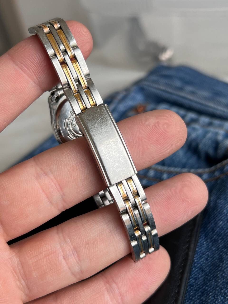 Japanese Brand × Vintage Vintage Gold/Chrome Japanese style futuristic Watch Japan Size ONE SIZE - 4 Thumbnail
