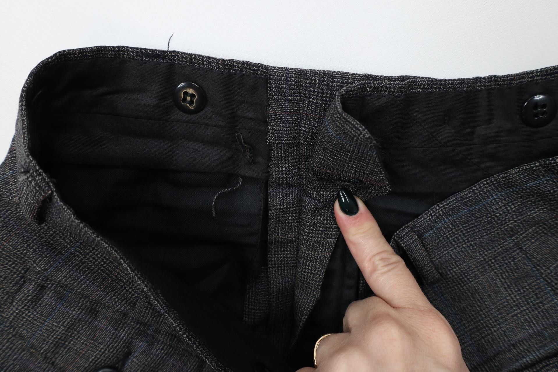 Vintage Vintage 90s Streetwear Wide Leg Chino Pants Houndstooth Size US 32 / EU 48 - 12 Thumbnail
