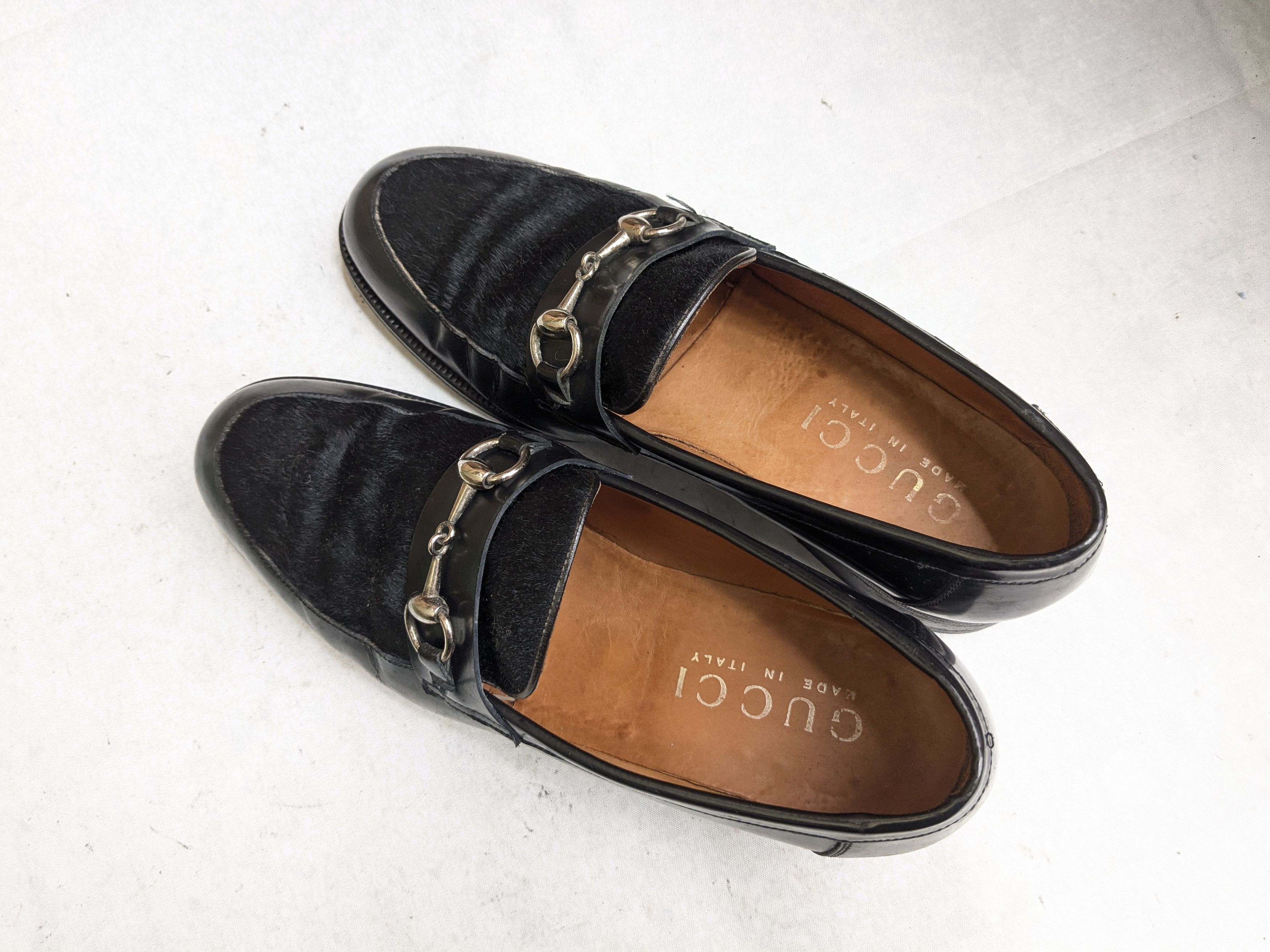 Gucci Gucci Horsebit Loafers Black 8.5 Leather Pony Hair Size US 8.5 / EU 41-42 - 13 Thumbnail