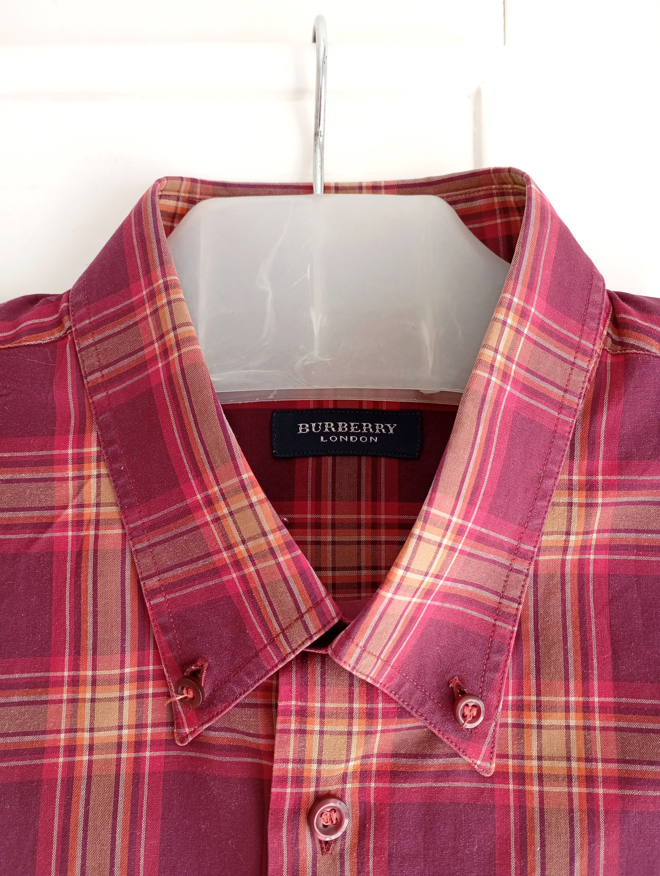 Burberry Vintage Burberry London Shirt Long Sleeve Size L Size US L / EU 52-54 / 3 - 5 Thumbnail