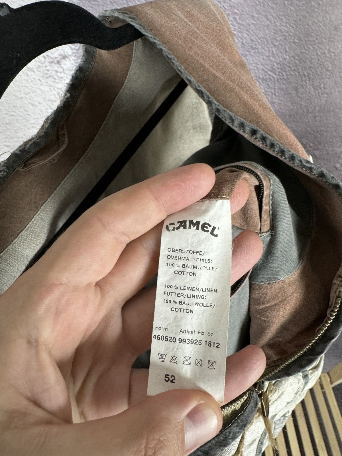 Camel Camel fishing cotton linen faded custom vintage vest outdoor Size US L / EU 52-54 / 3 - 10 Thumbnail