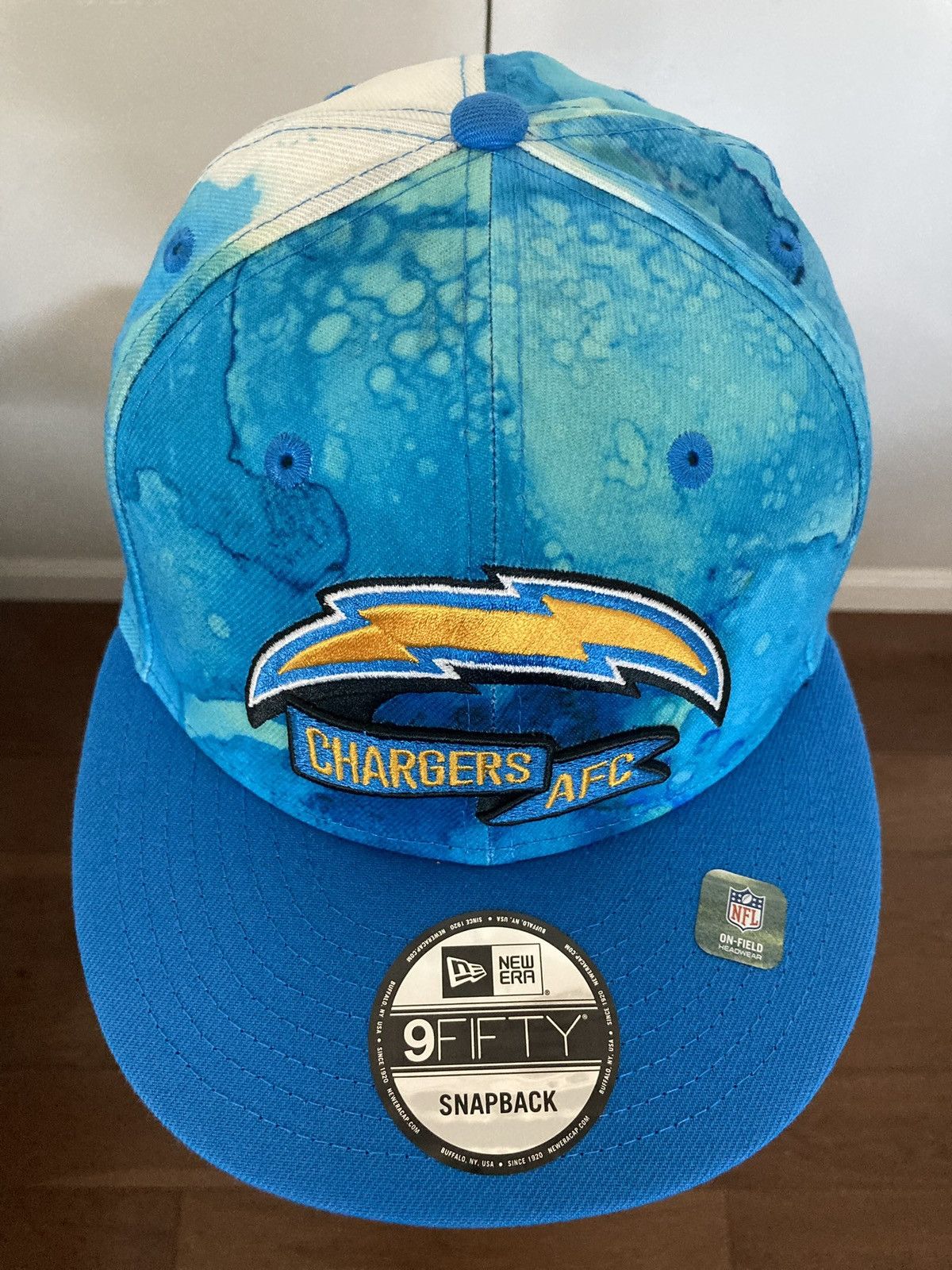 NFL × New Era SAN DIEGO CHARGERS AFC NEW ERA SNAPBACK NFL SIDELINE INK DYE Size ONE SIZE - 4 Thumbnail